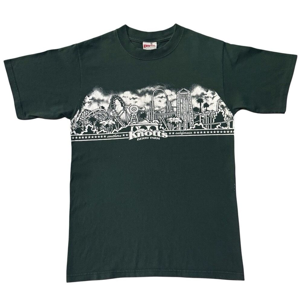 Vintage Knott’s Berry Farm California Amusement Park Double Sided T‑Shirt Small